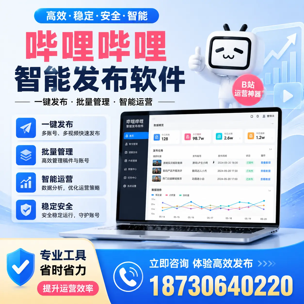 解密哔哩哔哩智能发布软件：功能与优势分析在 丹东
